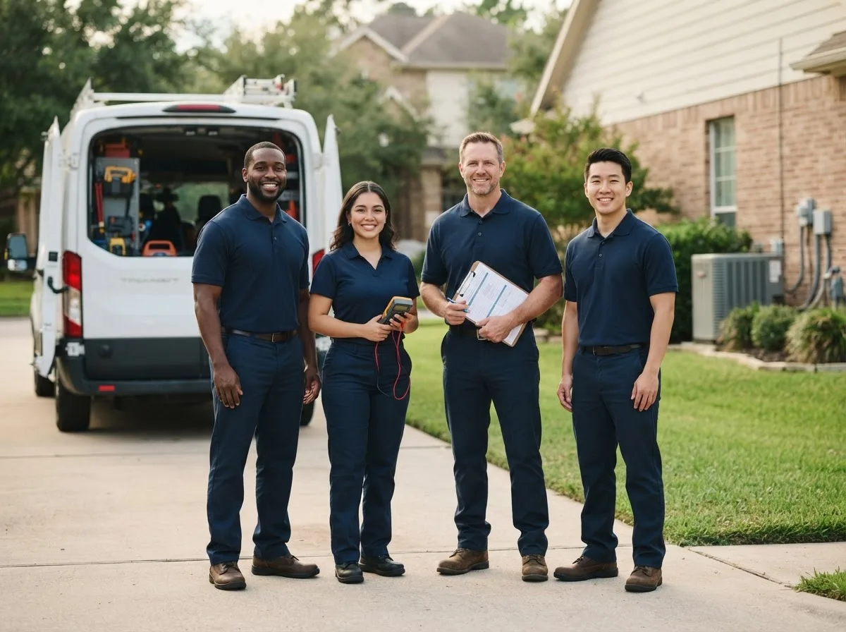 Certified HVAC technician near Amherst, WI